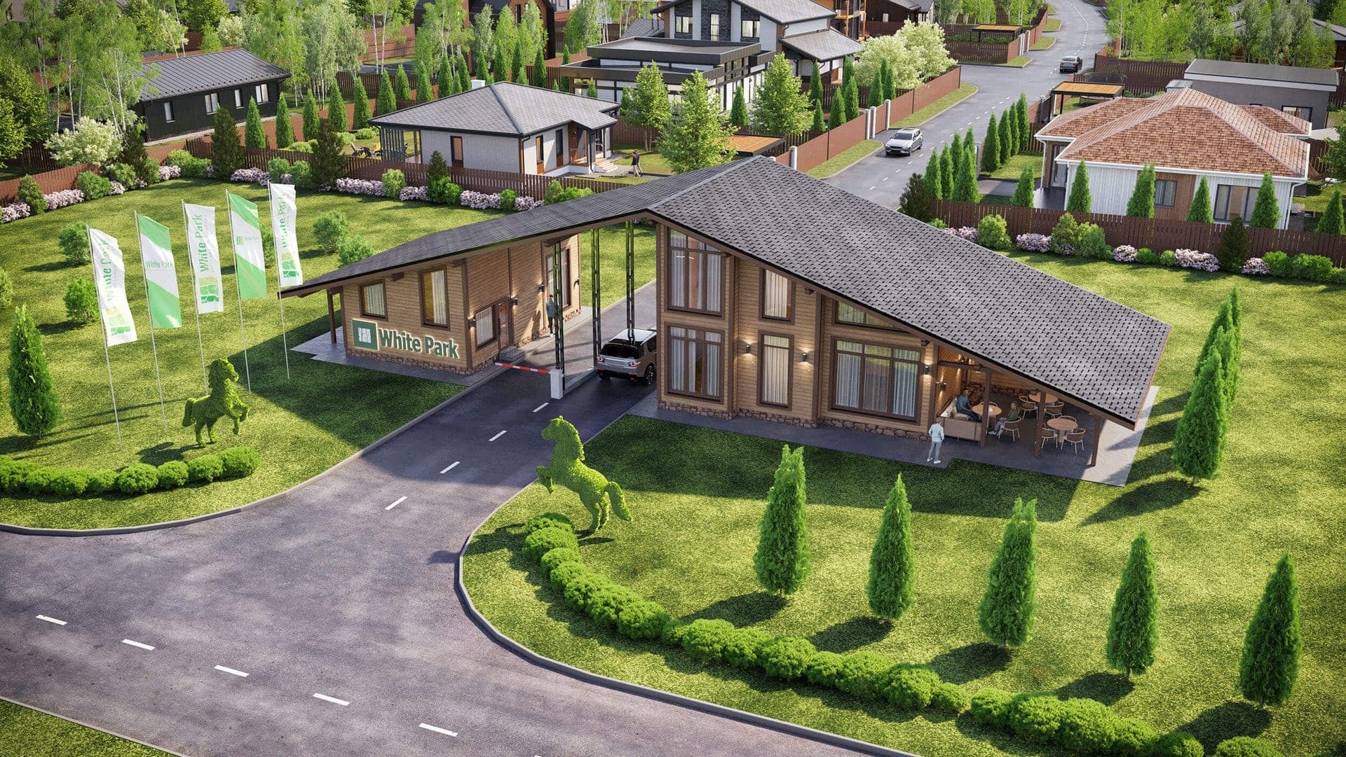 Участок W24, 9,2 соток лес на участке — КП White Park, Ступино